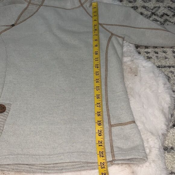 prAna Lucia Recycled Wool Blend Pullover Funnel Neck Sweater Size XS - Picture 12 of 13